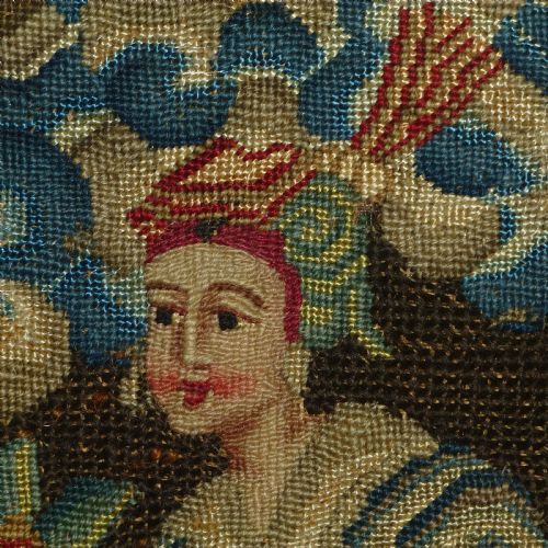 AN 18TH CENTURY FRENCH NEEDLEWORK PANEL - ADDITIONAL PHOTO 6