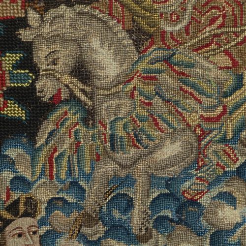 AN 18TH CENTURY FRENCH NEEDLEWORK PANEL - ADDITIONAL PHOTO 7