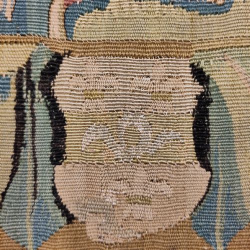 A 17TH CENTURY TAPESTRY CUSHION COVER - ADDITIONAL PHOTO 7
