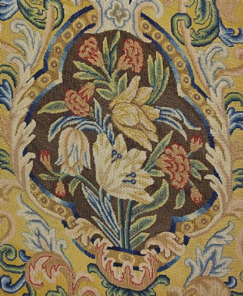 AN 18TH CENTURY NEEDLEWORK PANEL - ADDITIONAL PHOTO 1