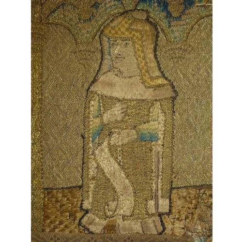 A PANEL OF OPUS ANGLICANUM - ADDITIONAL PHOTO 1