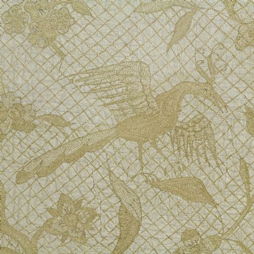 AN EMBROIDERED LINEN COVERLET - ADDITIONAL PHOTO 7