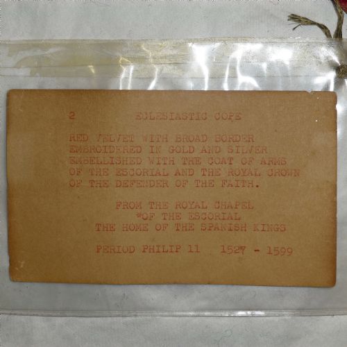 A SPANISH VELVET COPE - ADDITIONAL PHOTO 4