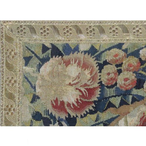 A 17TH CENTURY TAPESTRY CUSHION COVER - ADDITIONAL PHOTO 6