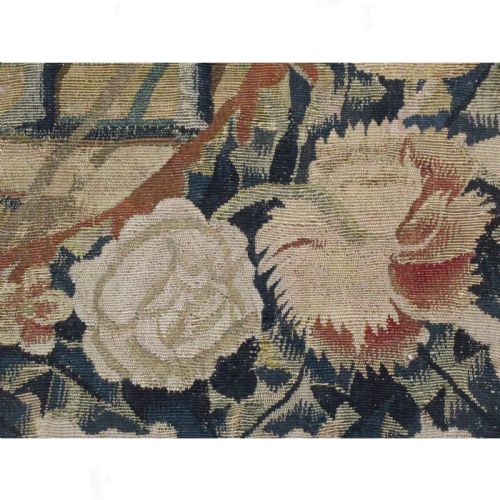 A 17TH CENTURY TAPESTRY CUSHION COVER - ADDITIONAL PHOTO 7