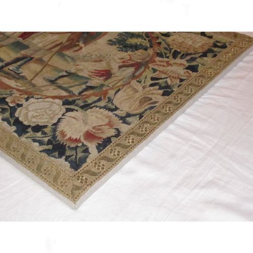 A 17TH CENTURY TAPESTRY CUSHION COVER - ADDITIONAL PHOTO 9