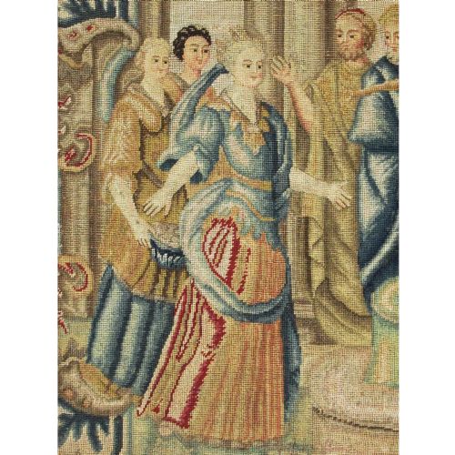 AN 18TH CENTURY FRENCH NEEDLEWORK PICTURE - ADDITIONAL PHOTO 1