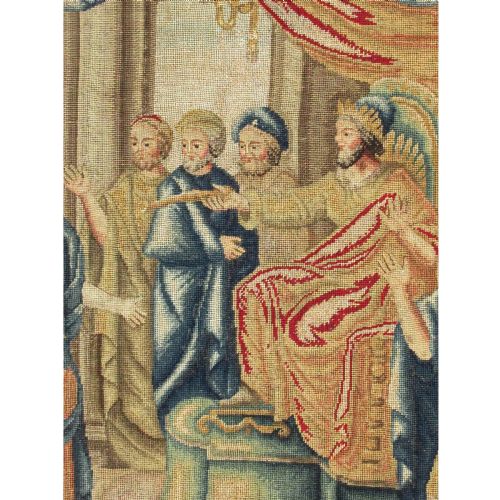 AN 18TH CENTURY FRENCH NEEDLEWORK PICTURE - ADDITIONAL PHOTO 2