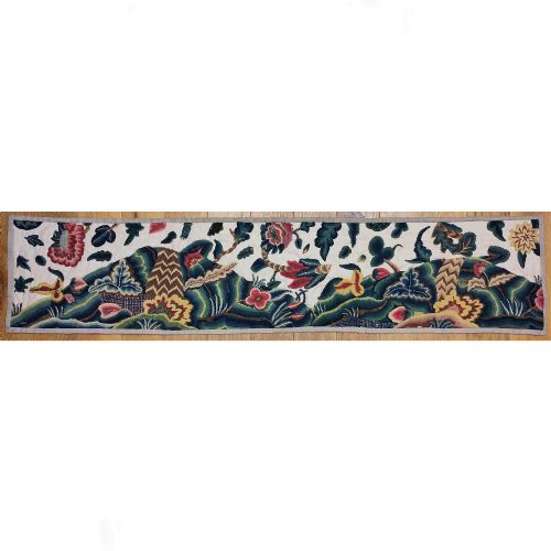 A PANEL OF ENGLISH CREWELWORK