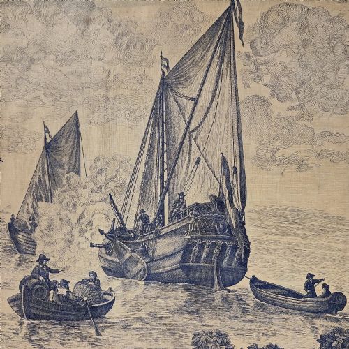 A PANEL OF LATE 19TH CENTURY TOILE - ADDITIONAL PHOTO 4