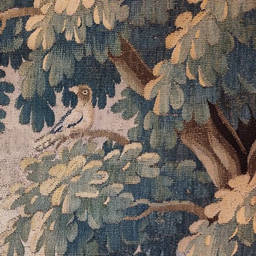 A LATE 17TH CENTURY AUBUSSON VERDURE TAPESTRY - ADDITIONAL PHOTO 5