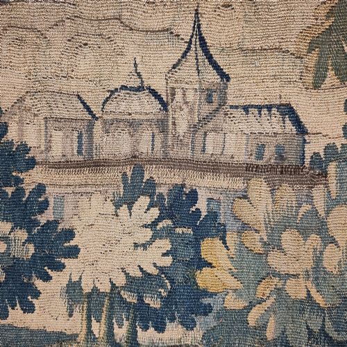 A LATE 17TH CENTURY AUBUSSON VERDURE TAPESTRY - ADDITIONAL PHOTO 7