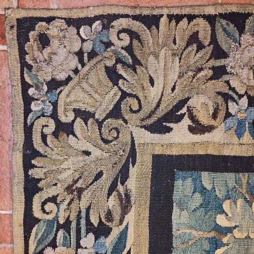 A LATE 17TH CENTURY AUBUSSON VERDURE TAPESTRY - ADDITIONAL PHOTO 8