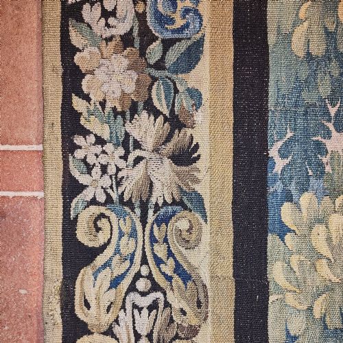 A LATE 17TH CENTURY AUBUSSON VERDURE TAPESTRY - ADDITIONAL PHOTO 9
