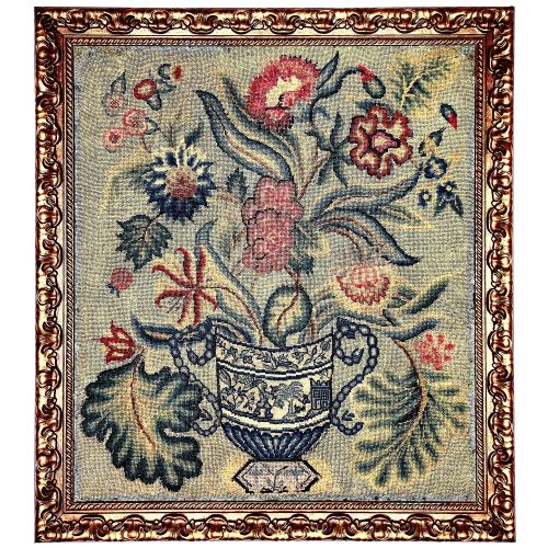 An 18th Century English Needlework Picture