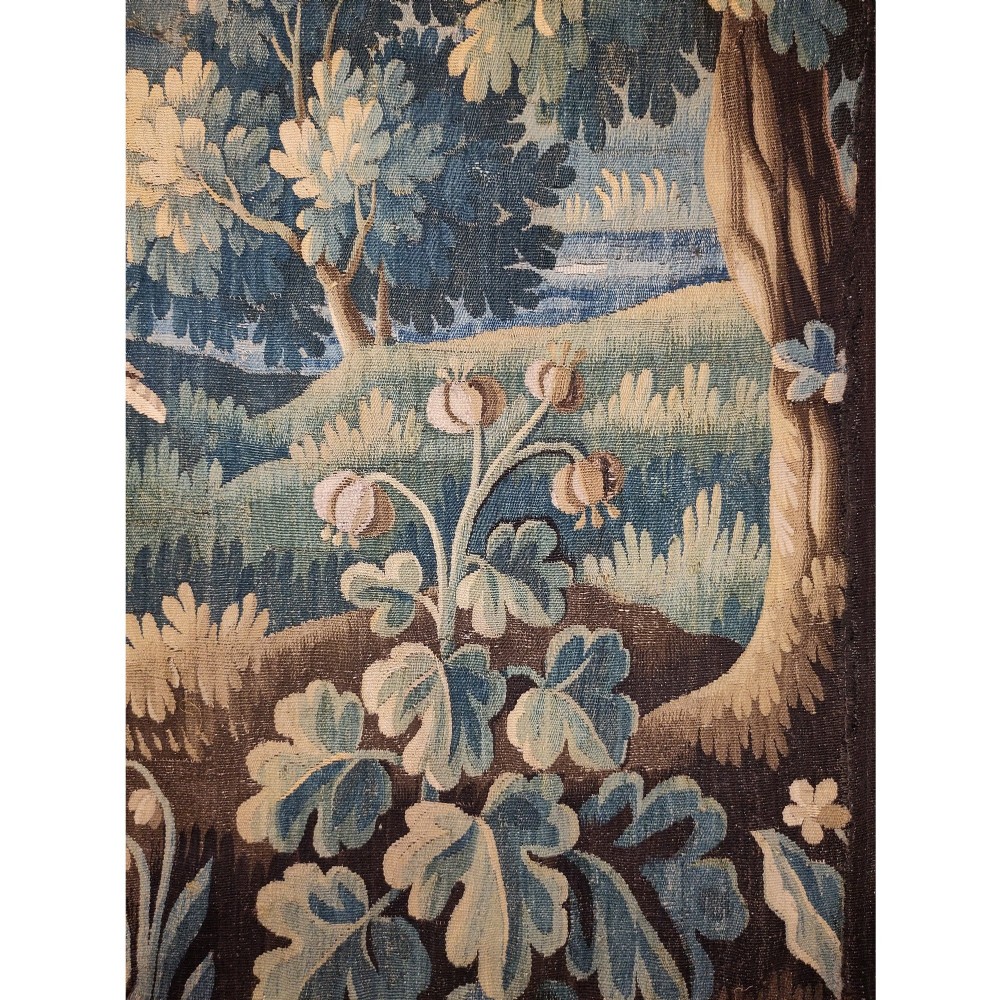 A late 17th century Aubusson verdure tapestry View IV