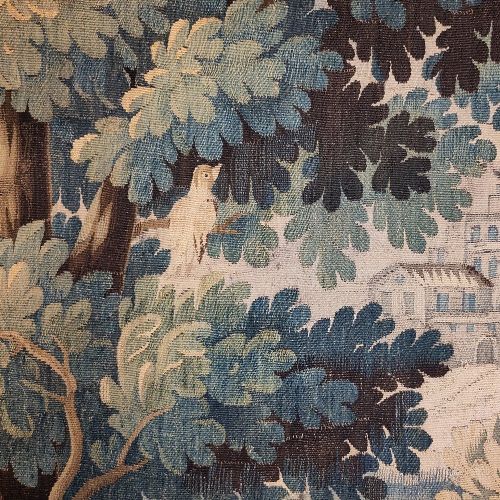 A late 17th century Aubusson verdure tapestry View V