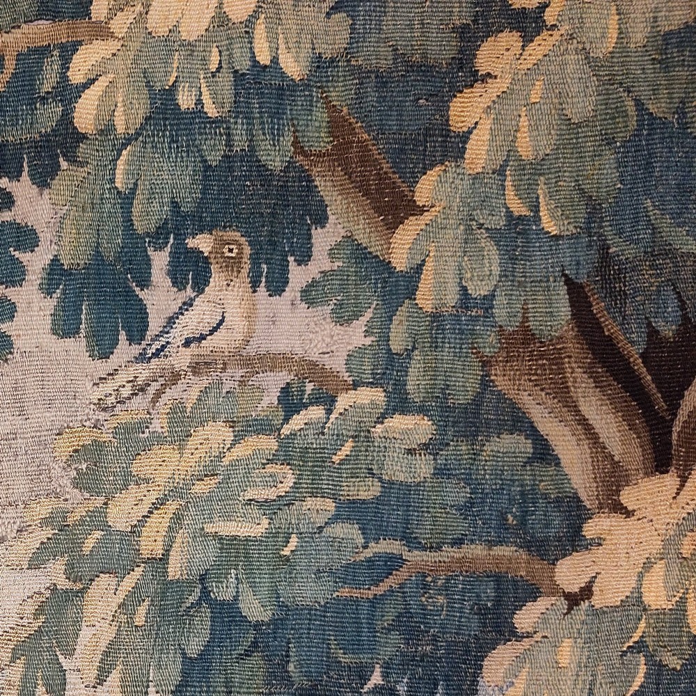 A late 17th century Aubusson verdure tapestry View VI