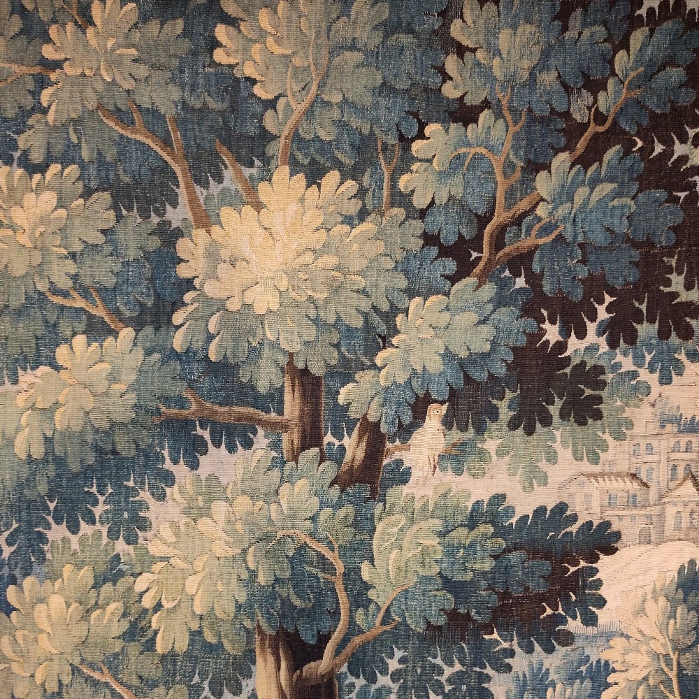 A late 17th century Aubusson verdure tapestry View VII