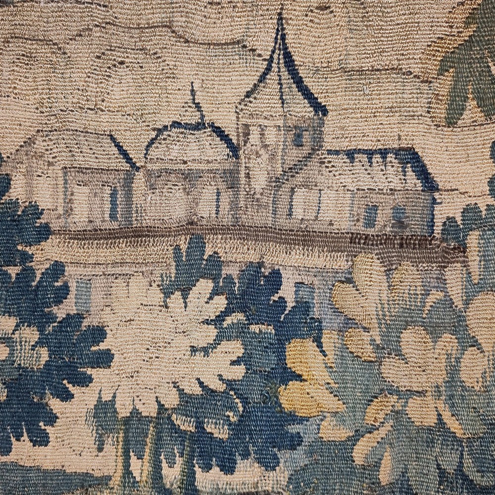 A late 17th century Aubusson verdure tapestry View VIII