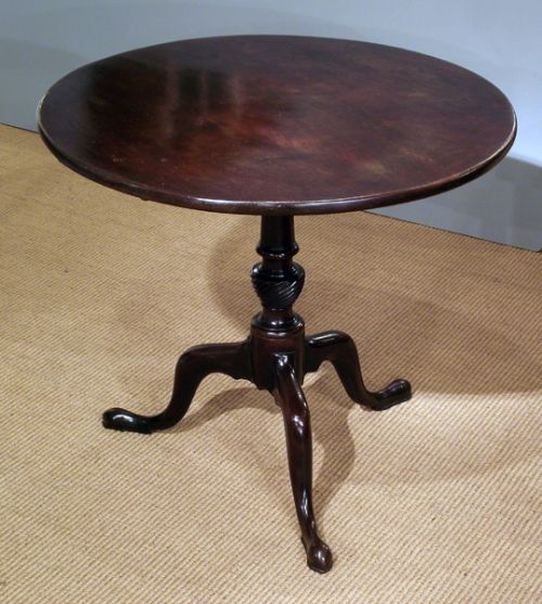 George III Mahogany Tripod Table