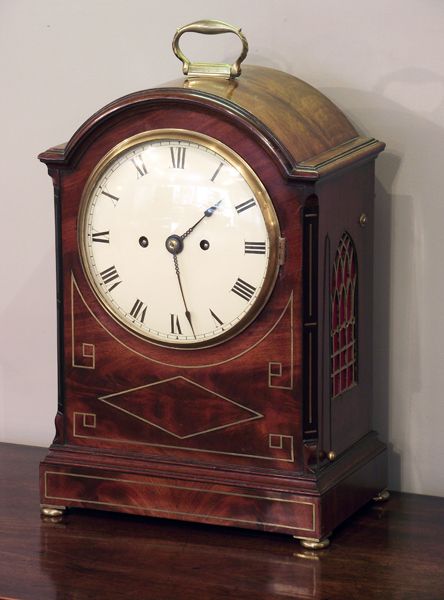 Georgian Mahogany Bracket Clock