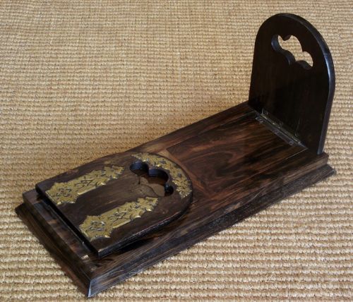 Nineteenth Century Coromandel Extending Bookrack