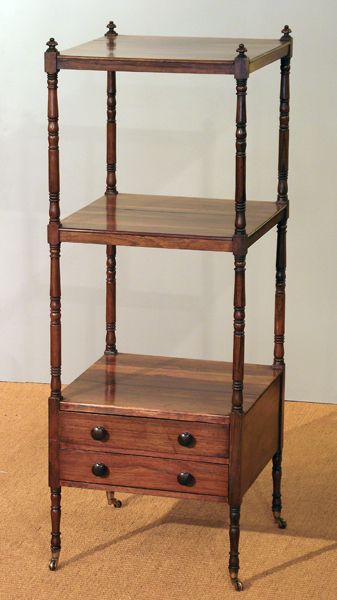 Regency Three Tier Rosewood Whatnot