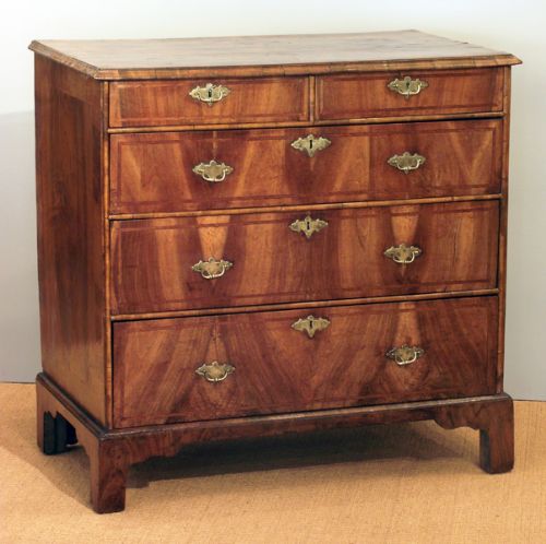 George II Walnut Chest of Drawers