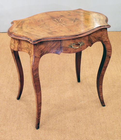 Louis Xv Marquetry Centre Table