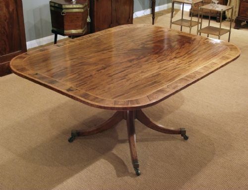 Regency Figured Mahogany Breakfast Table