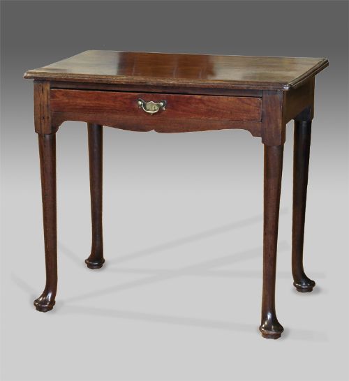 Georgian Mahogany Pad Foot Side Table