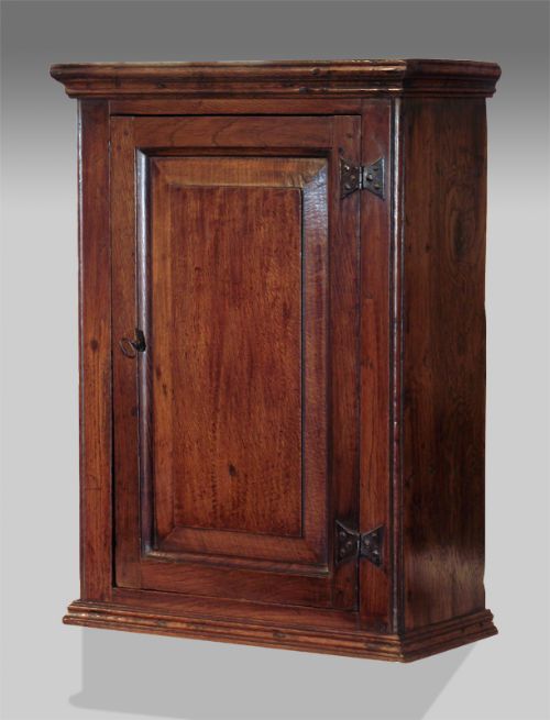 Eighteenth Century Oak Wall Cupboard