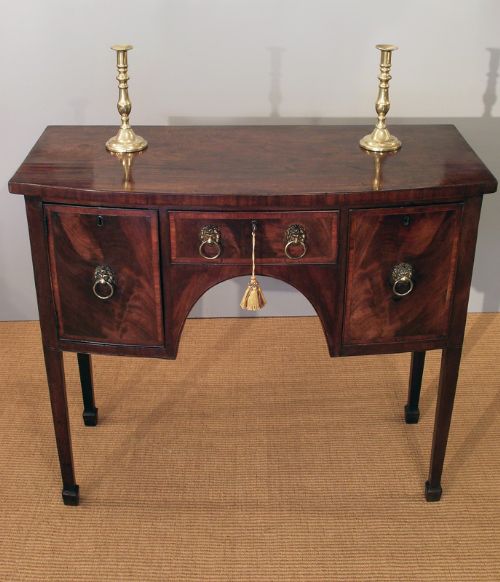 Small Bow Fronted Georgian Side Board