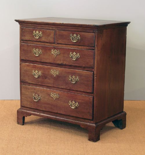 Georgian Walnut Chest of Drawers