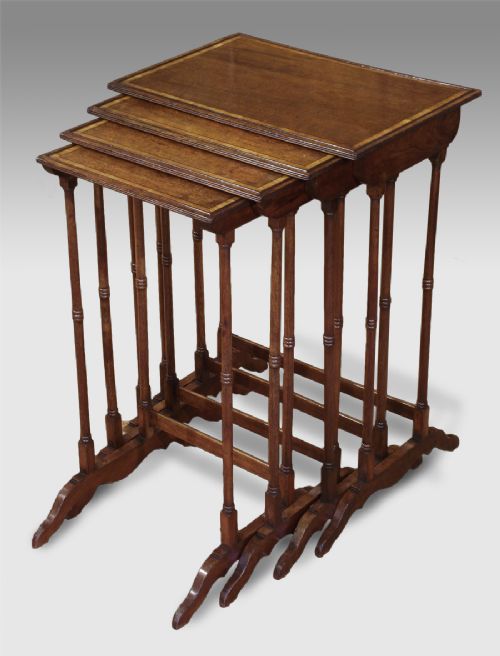 Late Nineteenth Century Mahogany Nest of Tables