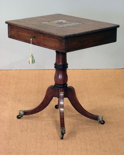 Regency Mahogany Work Table