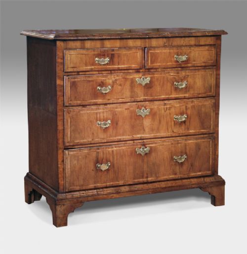George II Walnut Chest of Drawers