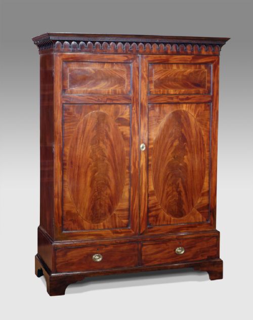 Antique Mahogany Wardrobe