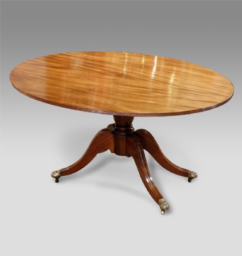 Regency Mahogany Oval Breakfast Table