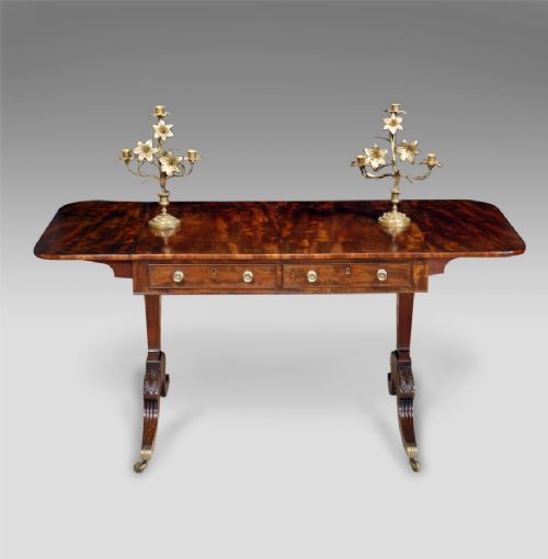 Regency Mahogany Sofa Table