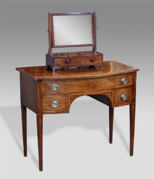 Georgian Bow Front Dressing Table
