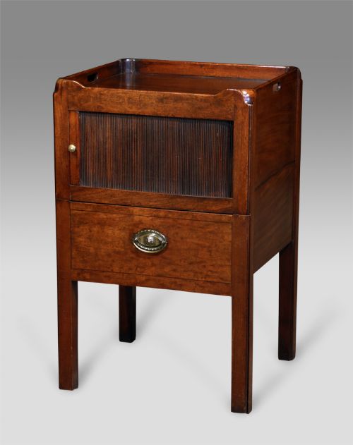 George III Mahogany Tray Top Commode