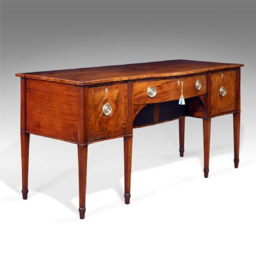 Fine Quality Large George III Mahogany Sideboard