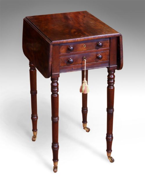 Regency Mahogany Work Table