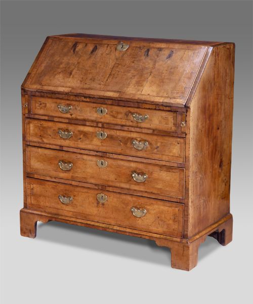 George II Walnut Bureau
