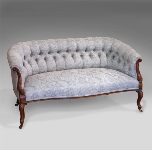 Victorian Mahogany Settee