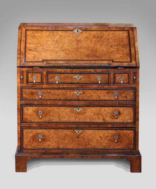 Rare George II Walnut Bureau