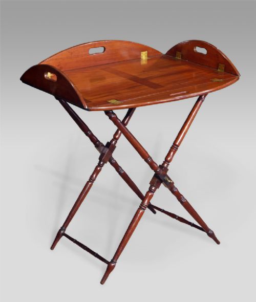 Georgian Mahogany Oval Butlers Tray