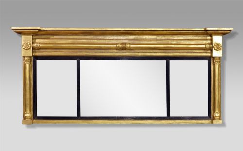 Antique Gilt Overmantel Mirror